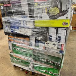 Pallet Of Store Goods ( Returned Or Distressed Packaging ) From Home Depot/ Lowe’s 