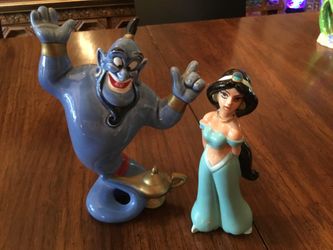 Ceramic Aladdin characters