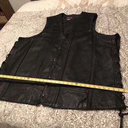 68L- Hillside Leather USA Vest