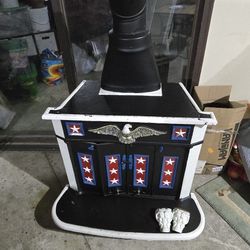 Cast Iron Franklin Stove - Model 98