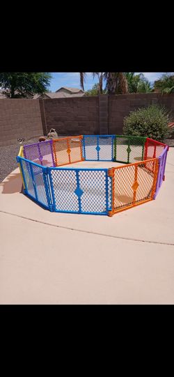 10 PANEL  BABY OR PET PLAY YARD GATE