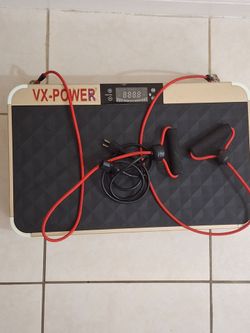 XPower Vibration Machine. In good working order. Maquina Vibratoria XPower, funcionando bien.