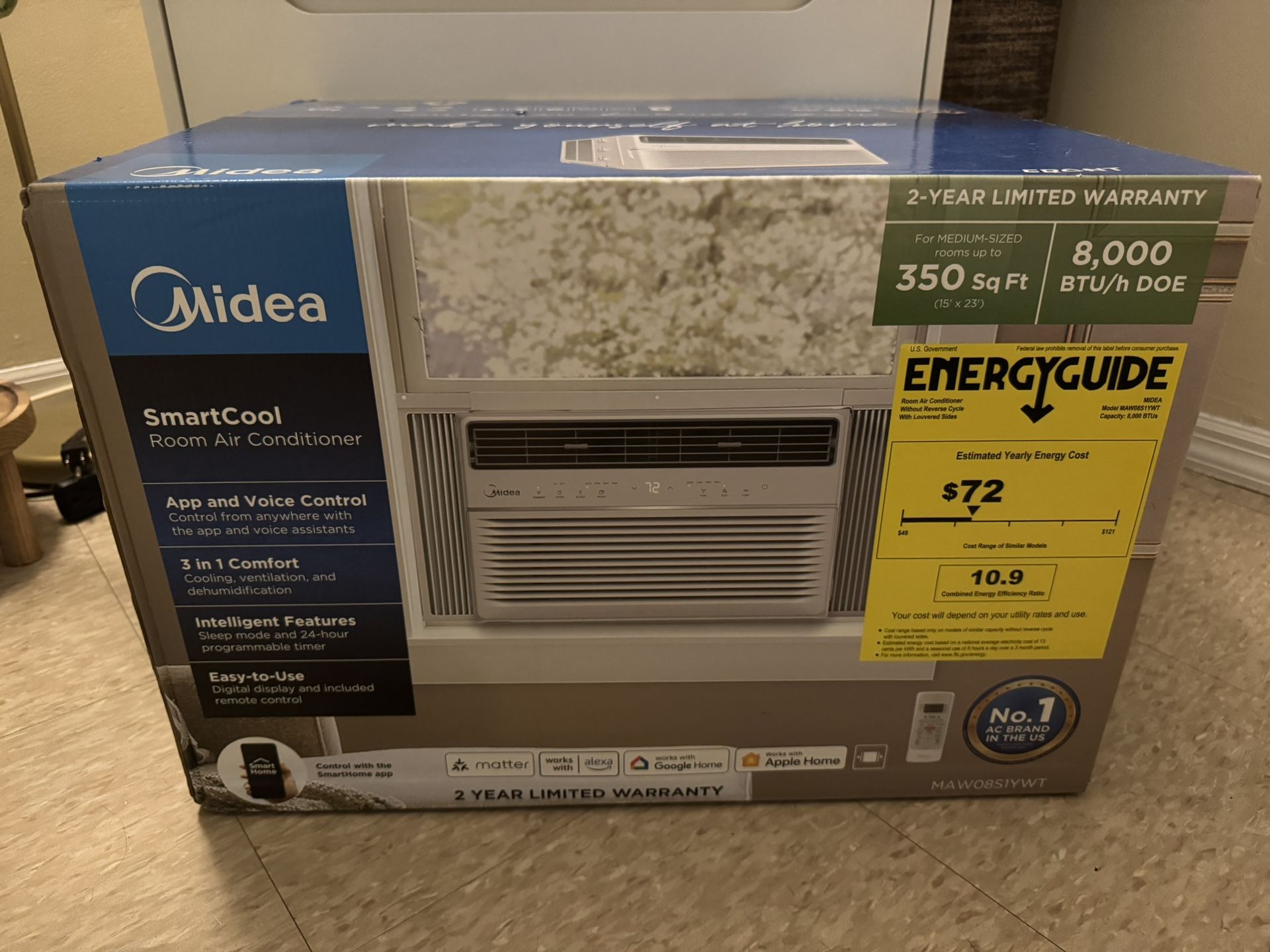Midea 8,000 BTU AC
