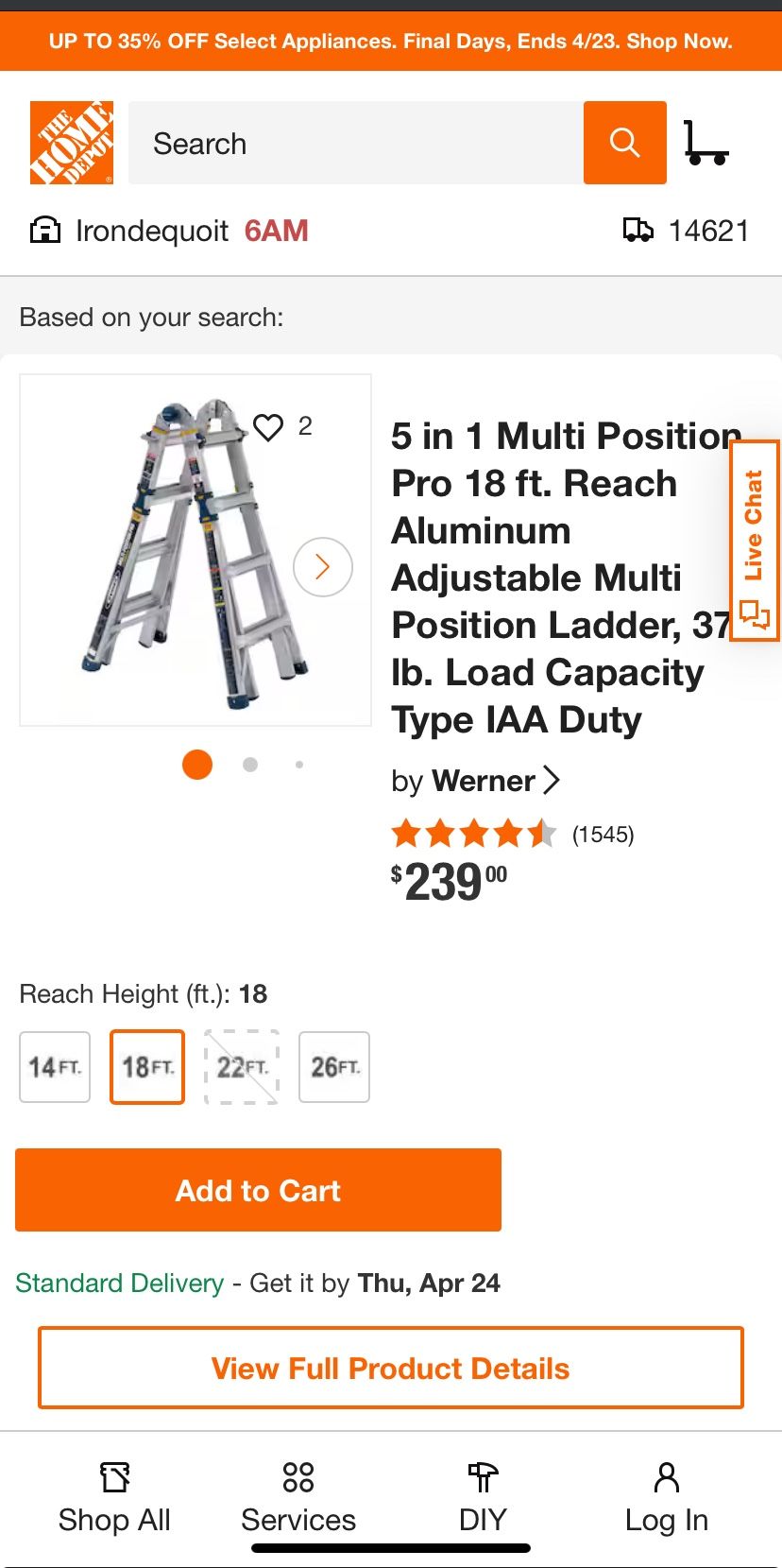 Werner Multi-Position Pro Ladder