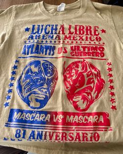 Lucha Libre Arena Mexico Graphic T-Shirt