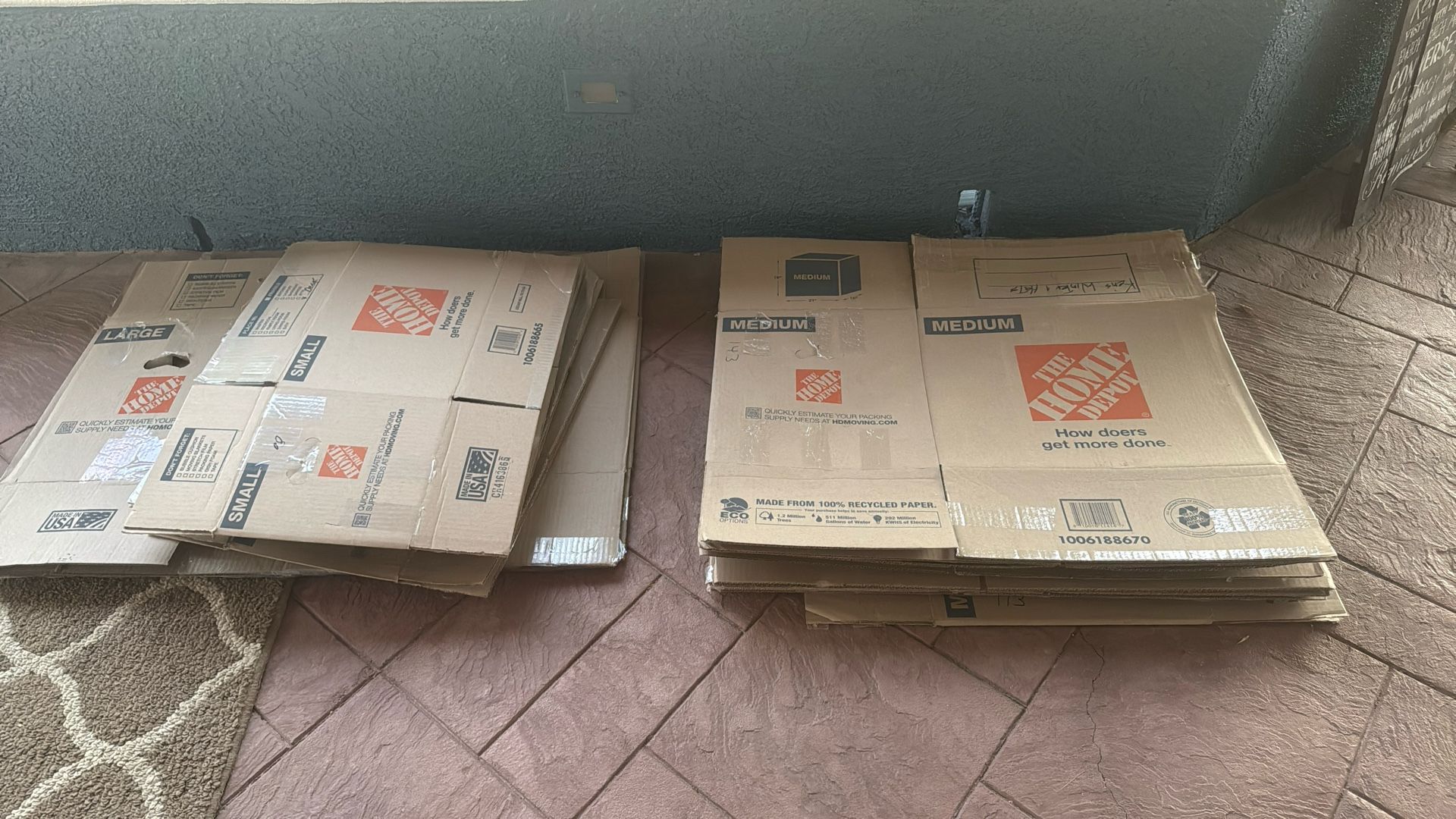 Slightly Used Boxes.