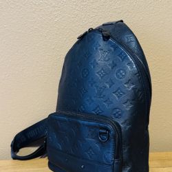 Louis Vuitton Racer Sling Black Leather Bag