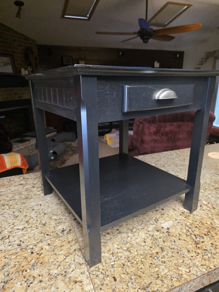 Black End Table