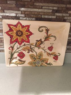 BRAND NEW PIER 1 SERVING PLATTER