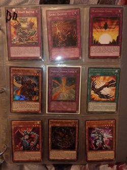 Yu-Gi-Oh trading cards