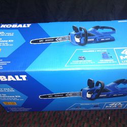 Kobalt 40 V 14 In Chainsaw Brand New