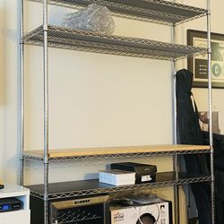 Metro shelvings-solid high restaurant quality with solid wood butcher block