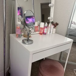 IKEA Desk Vanity With Mirror 