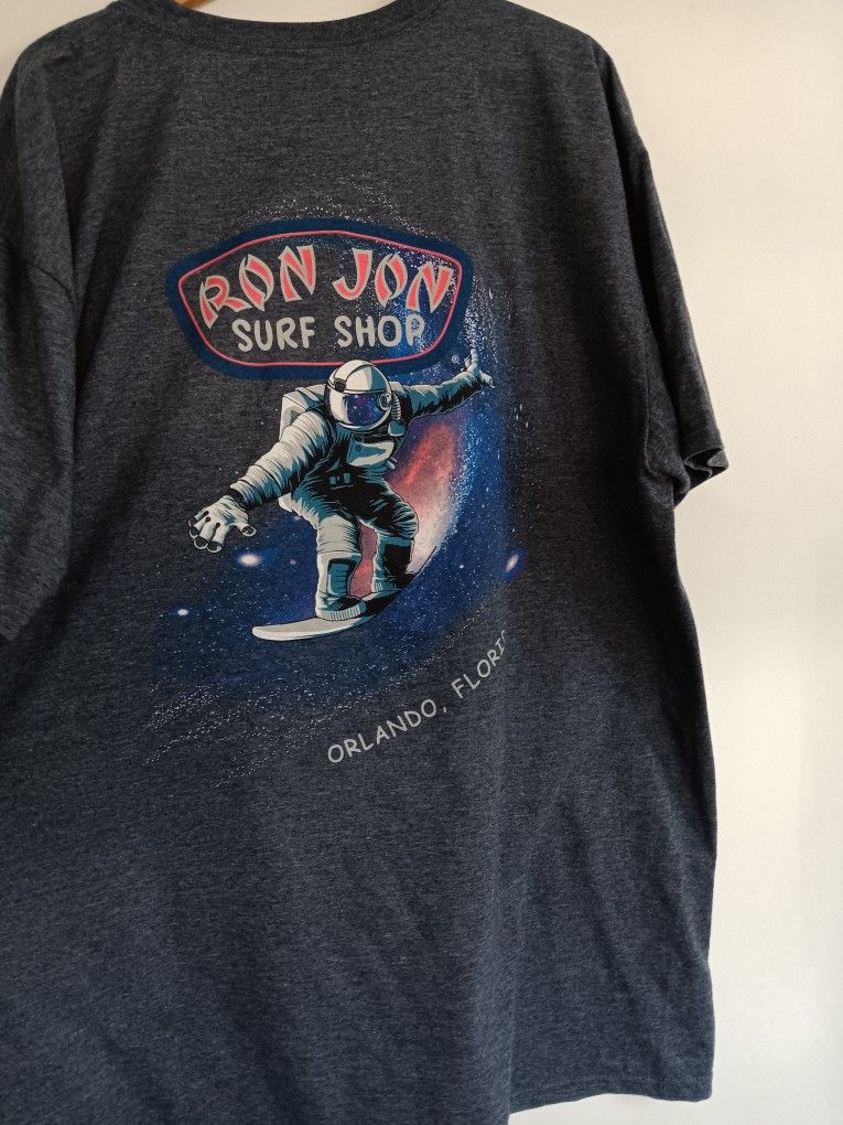 Ron Jon Surf Shop Surfing Astronaut Tshirt Size Xl