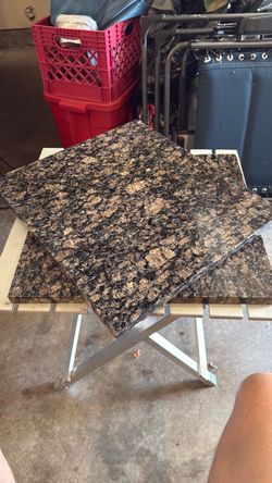 Granite Tiles Dark Brown and Black