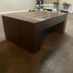 Walnut Coffee Table - Ezra Table From Walmart