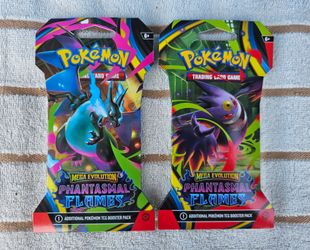 Pokemon Assorted Sleeved Booster Packs!