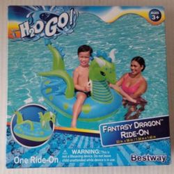 H20 Go Fantasy Dragon Ride-On Pool Floats  NEW 