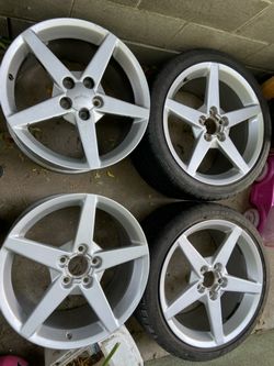 Rear c6 Corvette rims