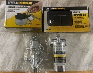 Central Pneumatic Airbrush & Spray Gun Lot