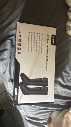 Air compression leg massager