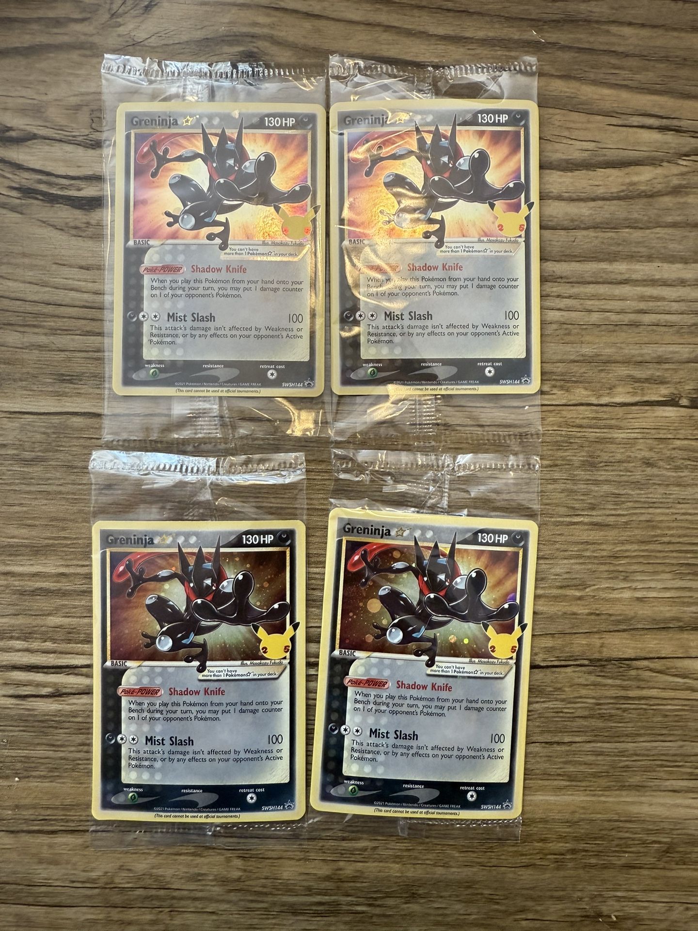 Greninja Gold Star Promo Pokemon Sealed