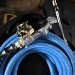 Air Hose For Semi Truck. Used To Air Low Tires Or Air Tools