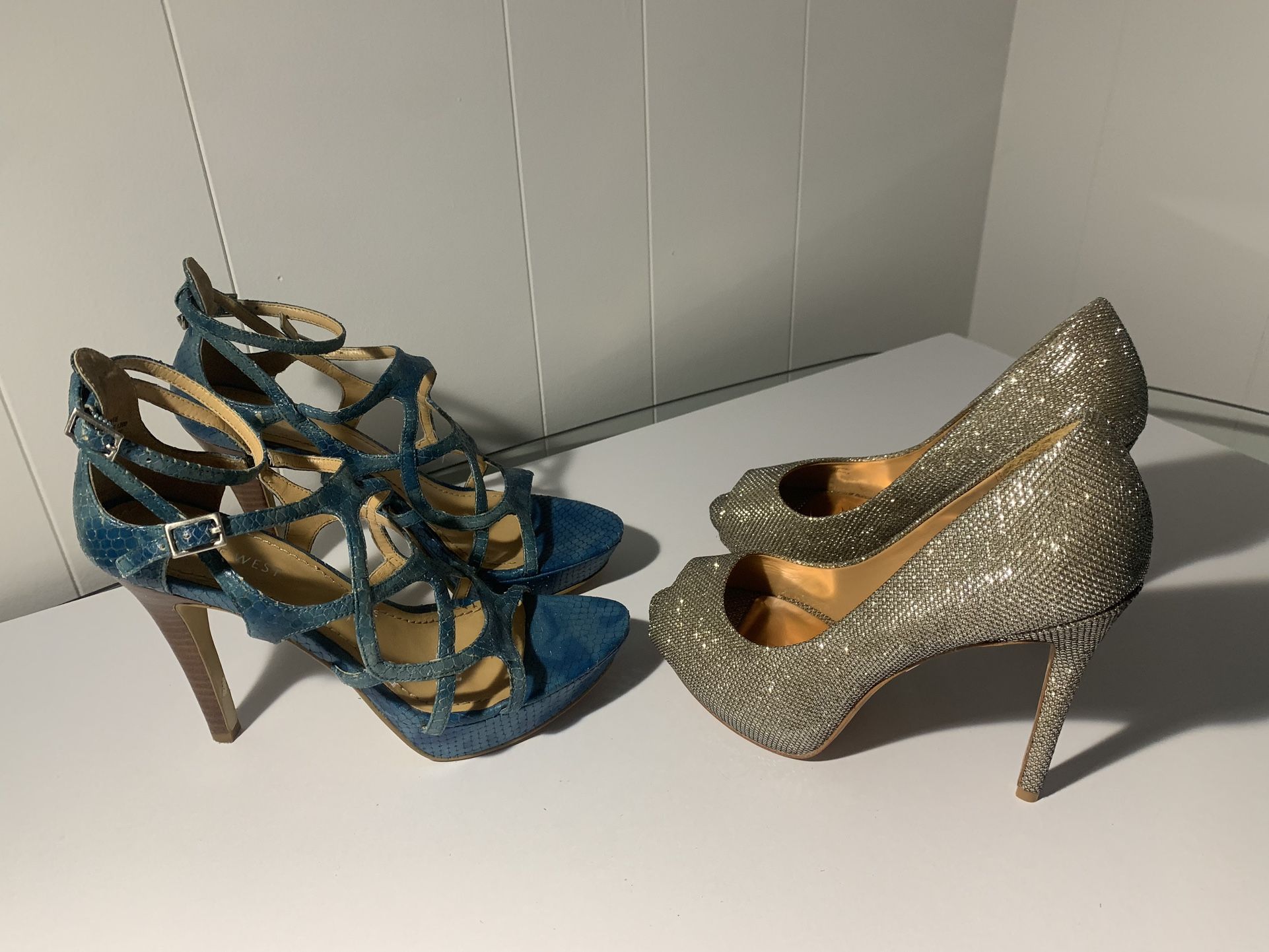 NINE WEST & BADGLEY MISCHKA PUMPS