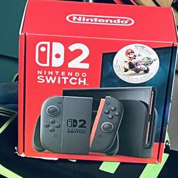 Brand New Nintendo Switch 2 With Mario Games!!!!