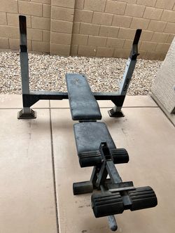 Weight Bench and Mongoose Bike w/ Pump