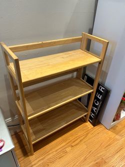 Fold-Away Book Shelf