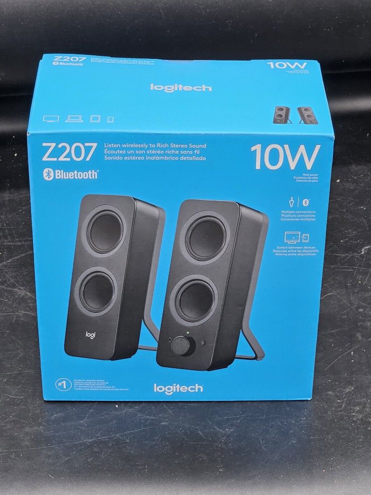 Logitech Z207 2.0 Speakers with Bluetooth