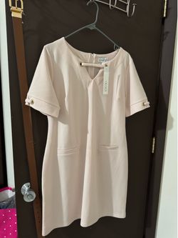 Pink Dress with Pockets