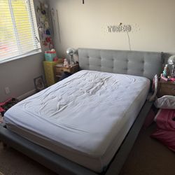 Queen Upholstered Bed Frame