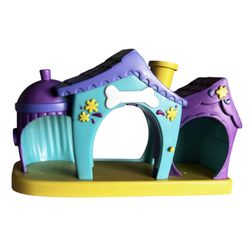 Nice! Littlest Pet Shop LPS Playful Puppies Blue Doghouse Playset 2004 Hasbro