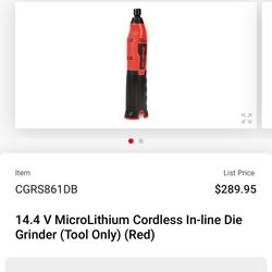 Snap On 14.4V Die Grinder (Tool only)