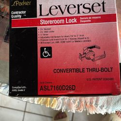 Lever Set Store Room Lock