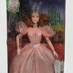 Barbie Collector 75th Anniversary Pink Label Wizatd Of Oz Glinda Doll