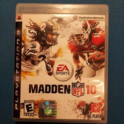 Madden NFL 10 For Playstation 3