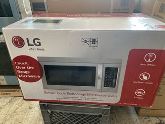 LG over the range microwave in stainless steel new in box