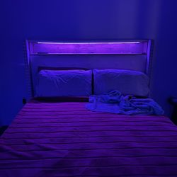 Queen Size Bed Frame (Or Mattress)