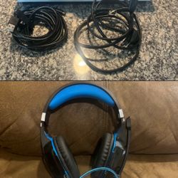 *BUNDLE* Xbox One S 1TB White Console Tested & Working with cords/Controller/Mic