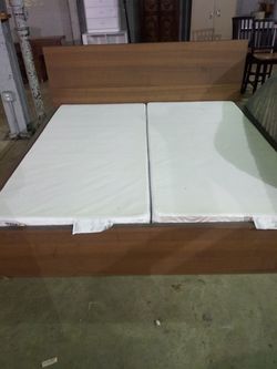 IKEA King Platform Bed With Drawers