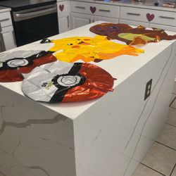 All New Pokémon 2 Bday Letters Banners 6 Big Balloons And The Other Items All For 10 Dollars 