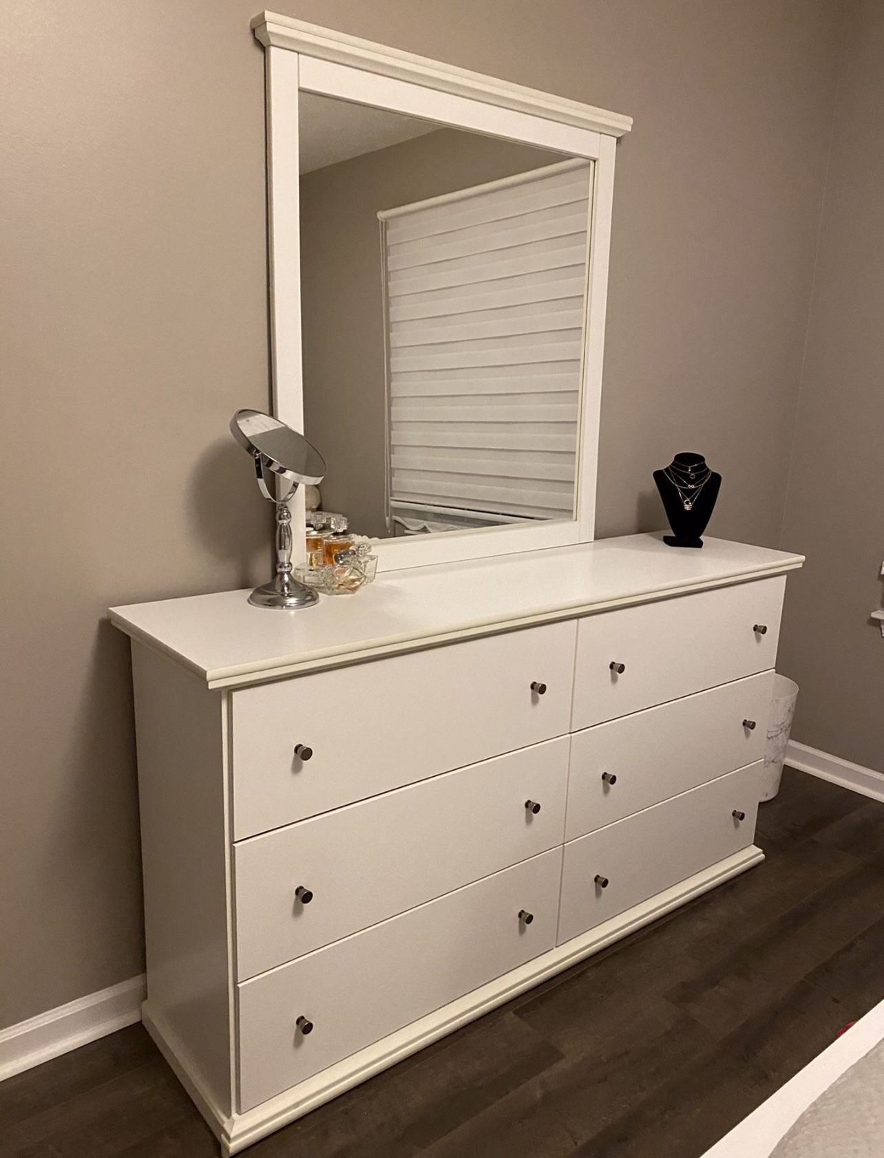 White dresser