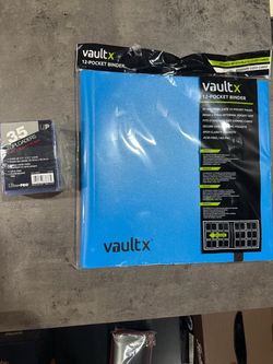 Vault X card binder and top loaders