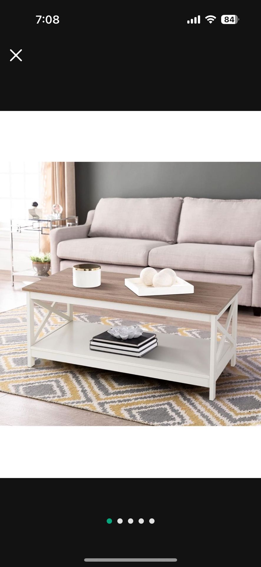 Modern Coffee Table And Two Sofa Side Tables