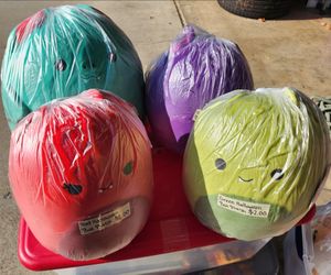 4 Bat Squishmallow Plushies