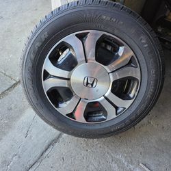 2010 Honda Insight Hybrid OEM Aluminum Wheel Rim With New Goodyear 195 65 R15