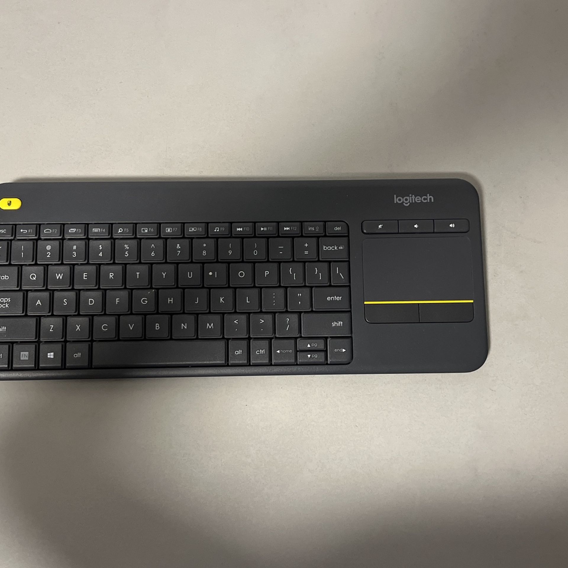 Logitech K400 Wireless Touch TV Keyboard With Easy Media Control